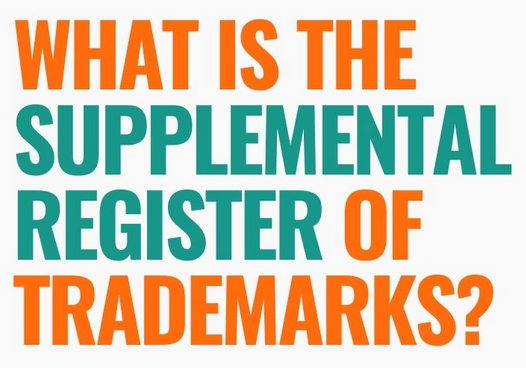 USPTO Supplemental Register for a Trademark