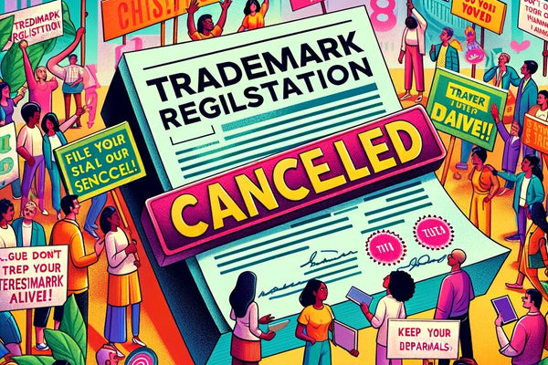 Registration cancelled because registrant did not file an acceptable declaration under Section 8